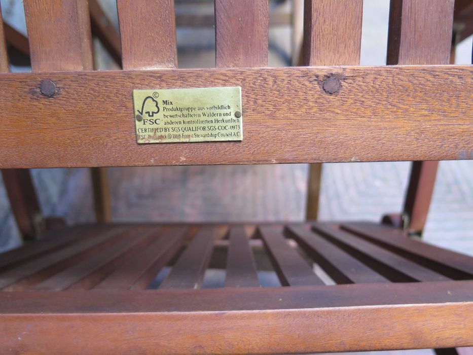 Тиково дърво-2бр.столове и маса-сгъваеми,Скандинавски дизаин