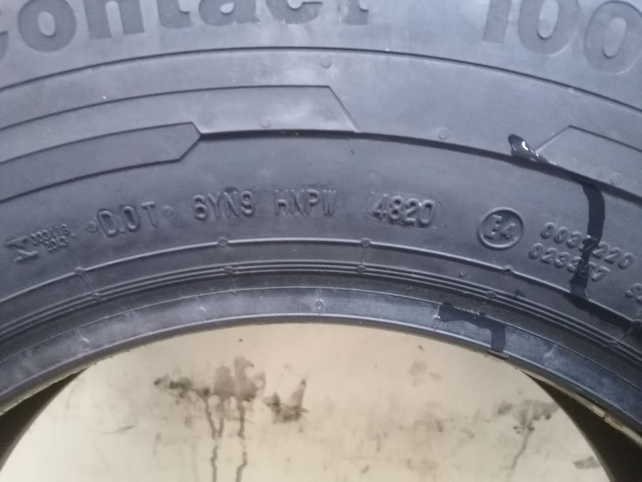 225/75/16C 2 Continental vara dot 4820.   4,95mm