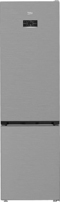 Нов инверторен хладилник BEKO B3RCNA415HXB1 SpacePro 415L HarvestFresh NoFrost - AeroFlow SmoothFit 203.5 см,