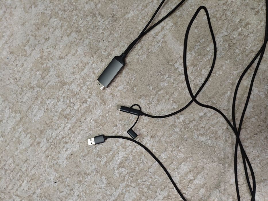Кабель с HDMI для телефонов чтобы подключить к телевизору и к монитору
