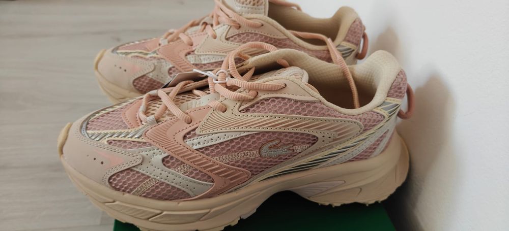 Sneakers Lacoste originali noi nr 40 damă chunky roz