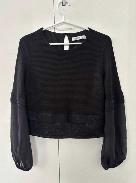 Дамска черна блуза, марка:  Chocolate