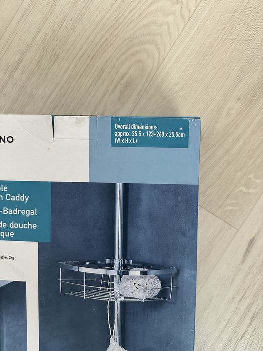 Etajera telescopica pentru baie Livarno