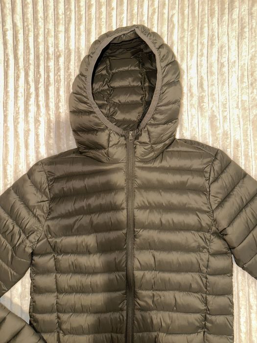 Мъжко тъмнозелено яке/ Ватирано яке цвят “каки”