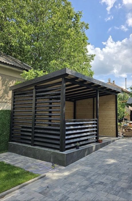 Terase si foisoare din lemn rustic
