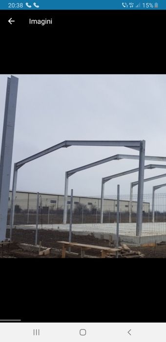 Vand hale de producție metalică 12x40x4,5 12400e