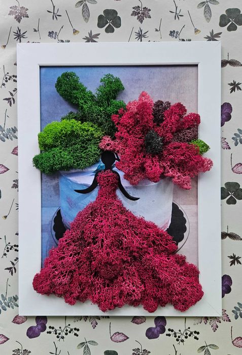 Декоративни пана със скандинавски мъх.