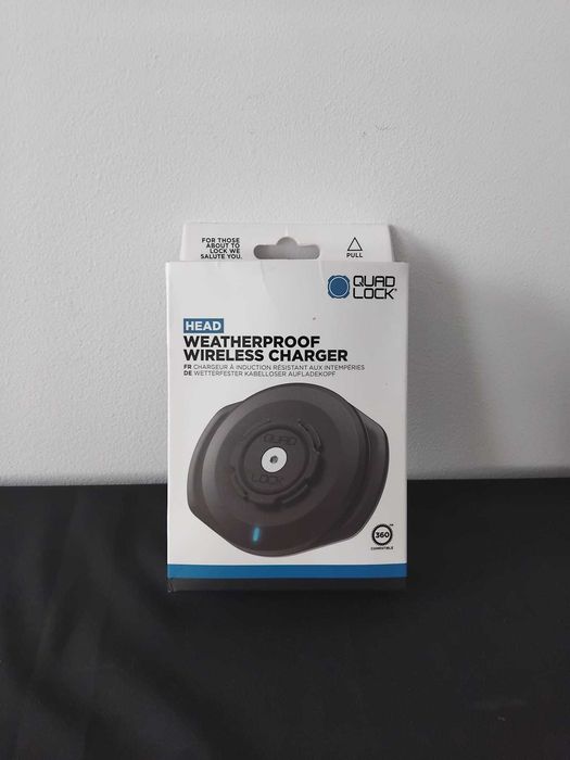 Quad Lock Wireless Waterproof Charging (Incarcator Moto Fara Cablu Impermeabil)