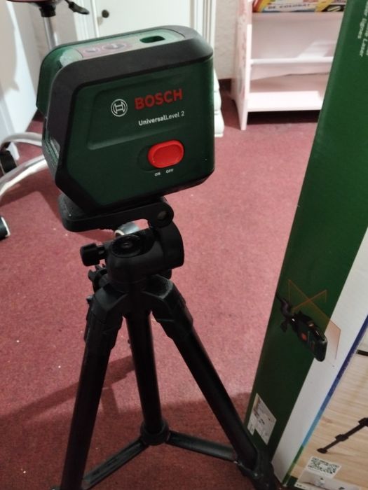 Laser Bosch folosit o singura data
