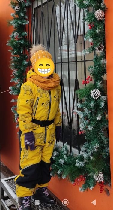 Зимний комбинезон на девочку