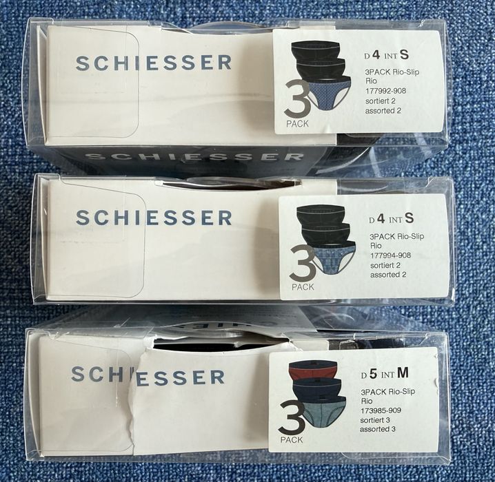 Schiesser/Eminence/Athena/ Navigare ОРИГИНАЛНО мъжко бельо/слипове - S/M/XL