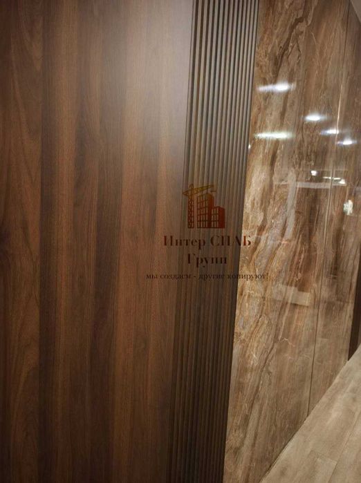 Бамбуковые панели на старые обои
