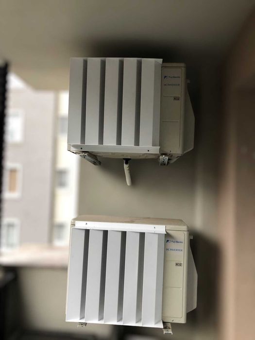 Дефлектор за външно тяло на климатик, Цвят- Бял