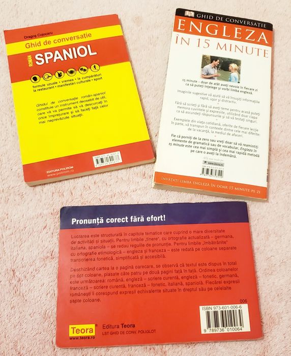 Ghiduri conversatii engleza, spaniola