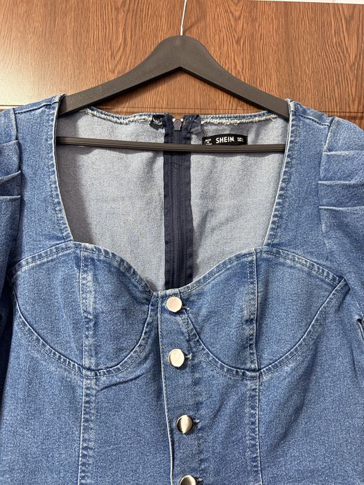 Salopeta denim noua marime L