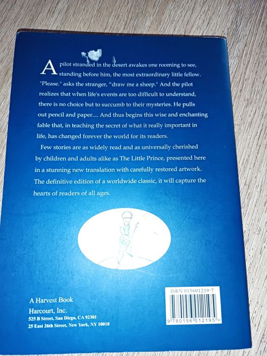 книга на английском «The little prince»