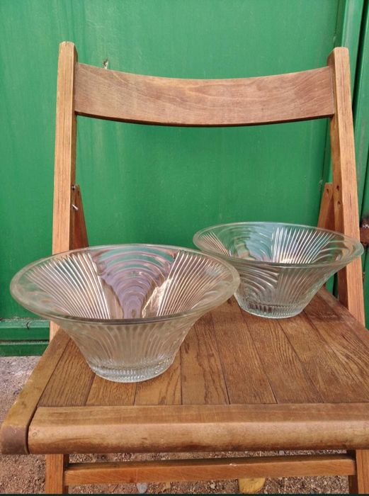 Вазы советские стеклянные