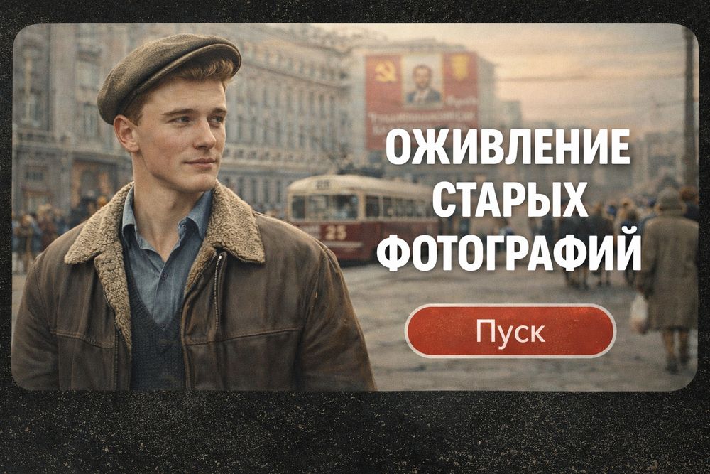 Оживляю фотографии