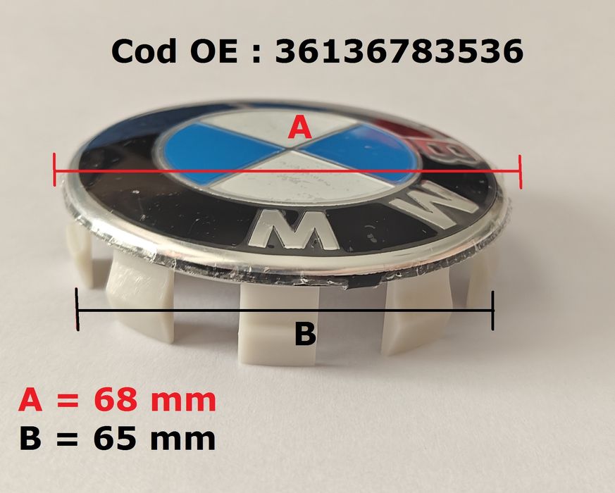 Vand capace jante BMW 68 mm