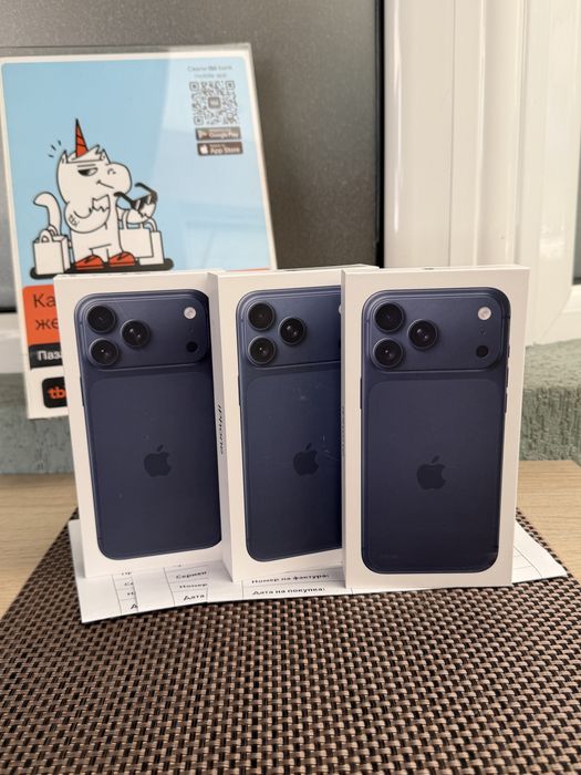 НОВ! 24М ГАР*ЛИЗИНГ* iPhone 17 Pro Max 256Gb Deep Blue НЕРАЗПЕЧАТАН