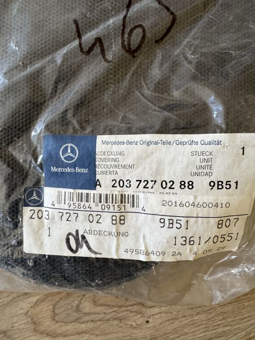 Capac difuzor dreapta fata Mercedes-Benz c W203