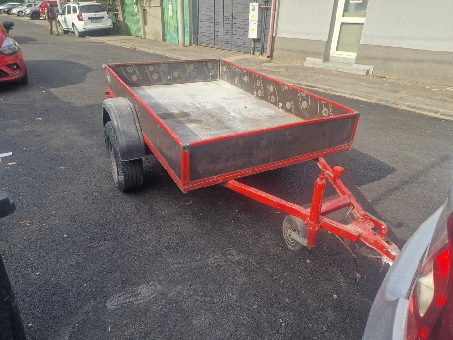 REMORCA 750KG Inmatriculata RO cu O AXA sau DOUA ITP+FISCAL