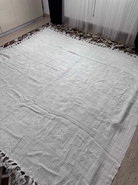 Cuvertura pat alba 220/240