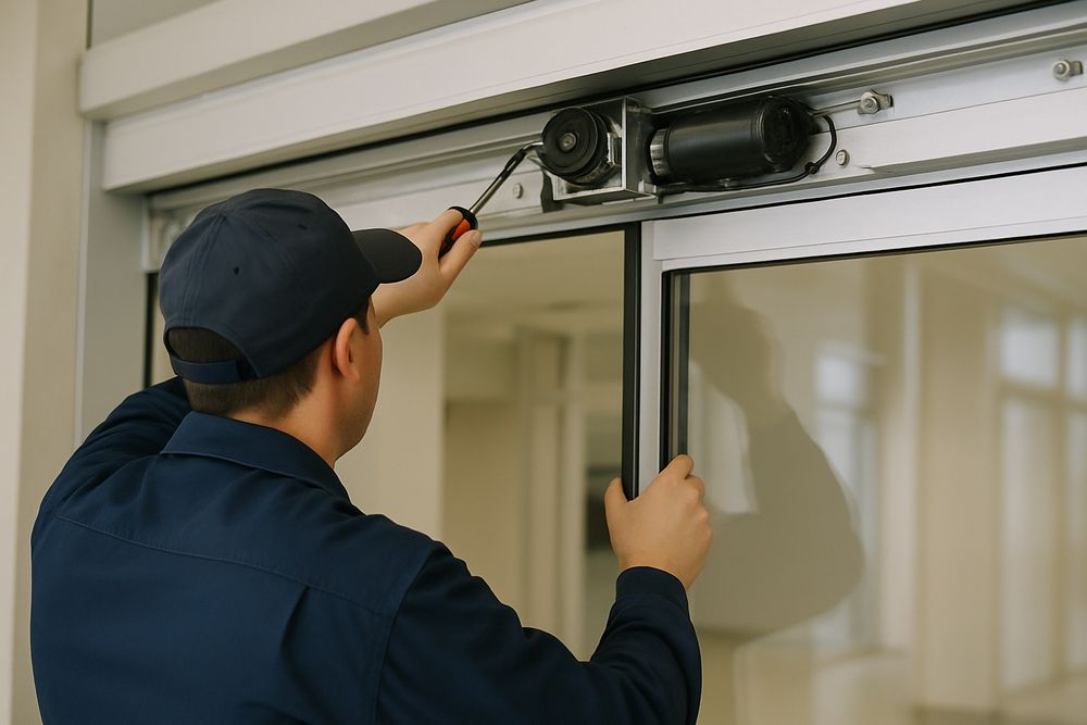 Ремонт автоматические двери