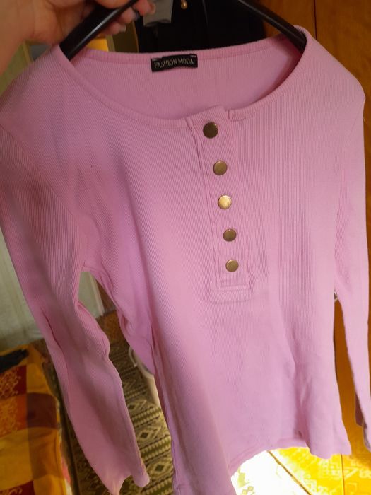 Блуза рипс розова