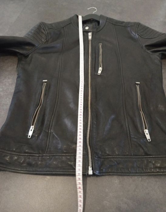 Geaca de piele Zara tip biker