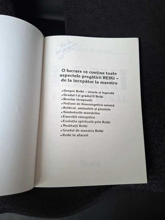 Reiki traditional de la gradul I la Maestru - Dumitru Hristenco