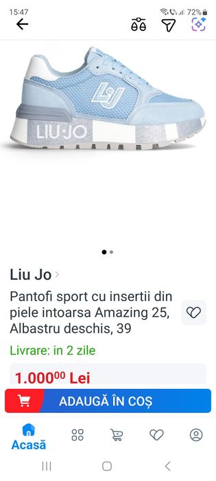 Adidași  originali Liu Jo damă nr 36
