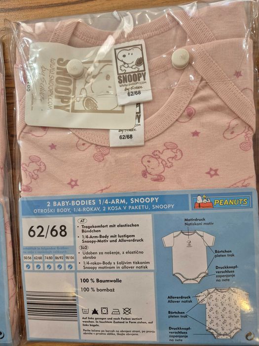 Body pentru bebelusi-2/set, 3 marimi