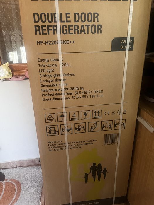 Frigider 206L Heinner