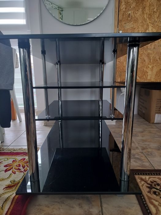 Masă multimedia din sticlă