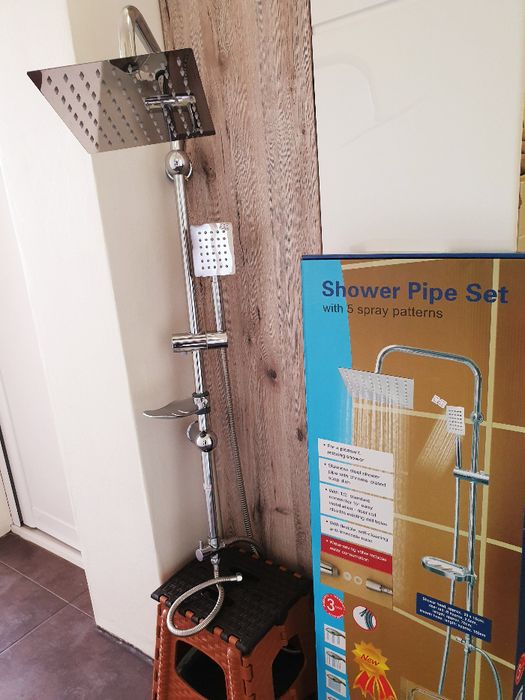 Намалена от 99лв-Душ тръбна система БЕЗ СМЕСИТЕЛ. Душ пита+слушалка