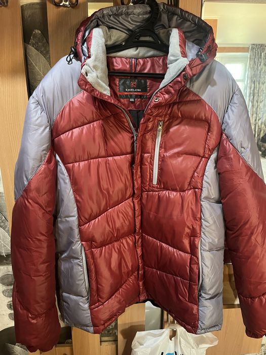 Пуховик зима 54-56 теплый легкий