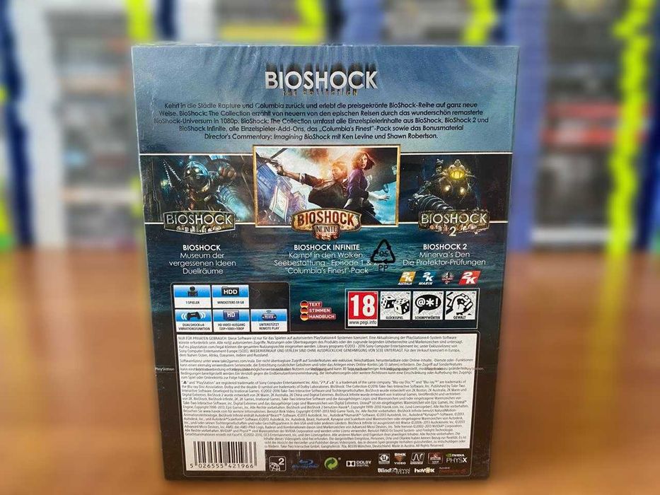 Новый BioShock: The Collection PS4/PS5 Большой Выбор Игр