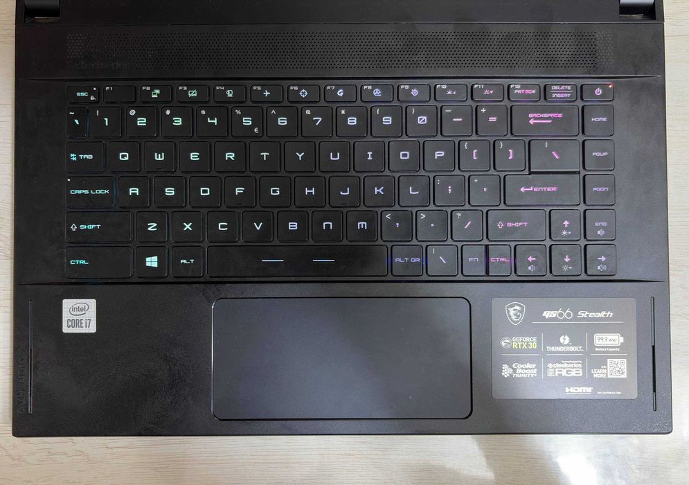 Продам ноутбук MSI GS66 Stealth 10UG