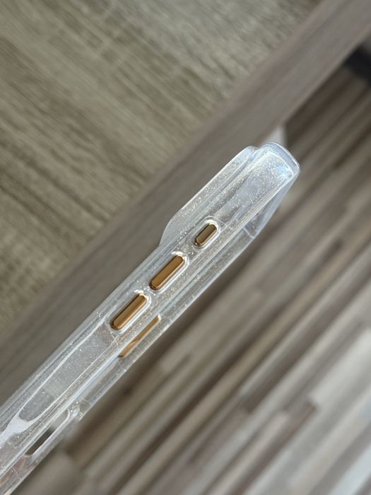Калъф/Кейс за iPhone 17 Pro с MagSafe – прозрачен брокатен, удароустойчив