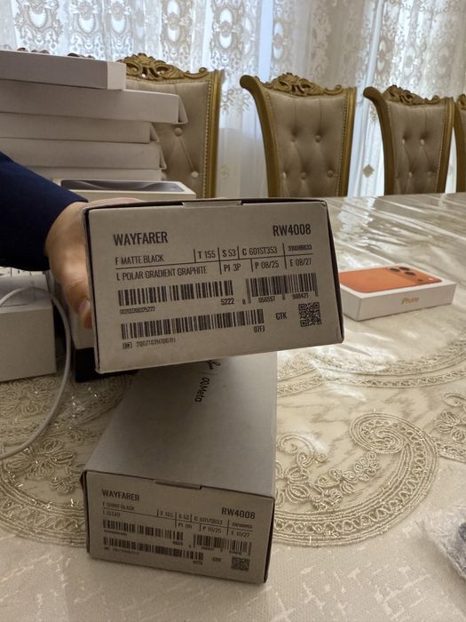 Ray ban meta wayfayer matte black hameleon new