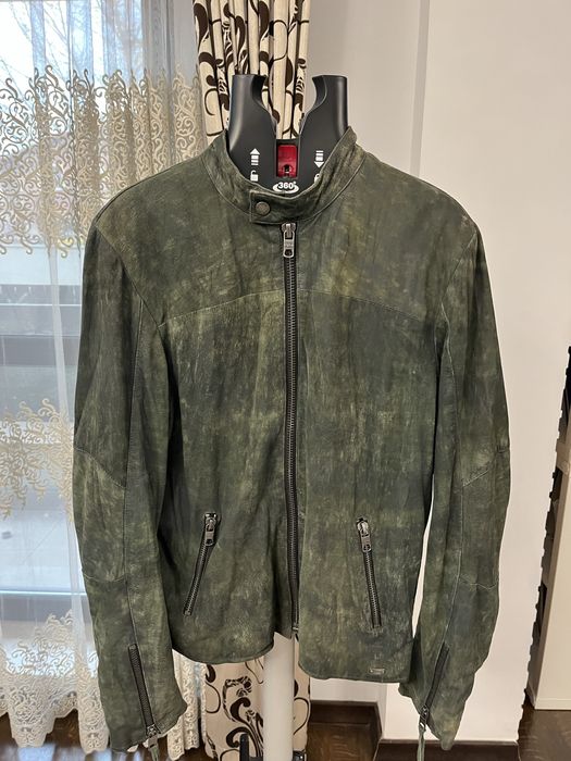 Jacheta Tigha din piele barbati masura M