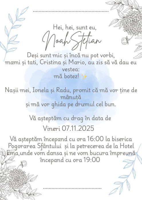 Invitatii evenimente