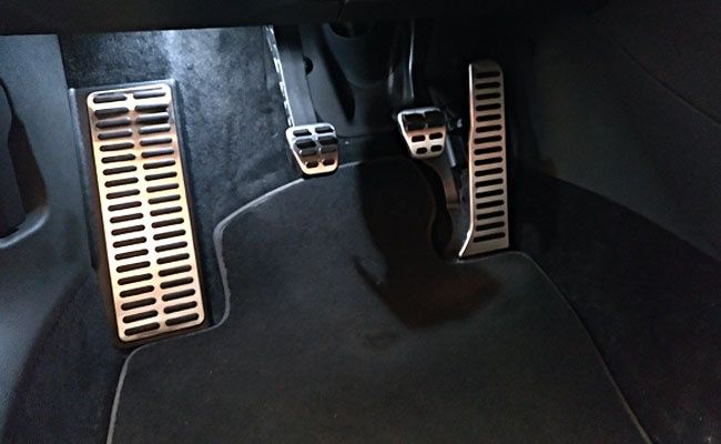 Ornamente INOX pedale si footrest - VW Passat B6 B7 CC, Skoda Superb