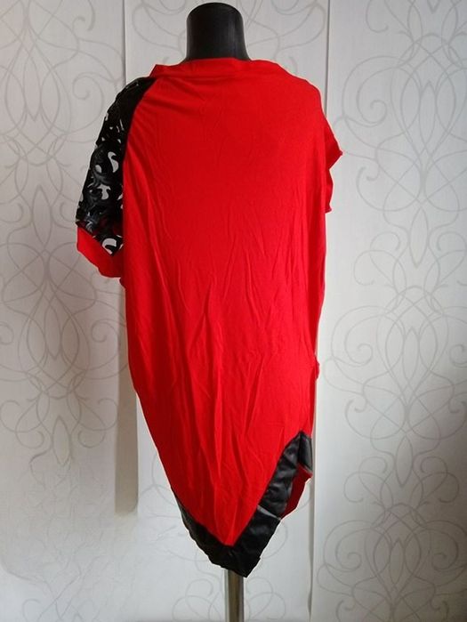 НОВА елегантна туника рокля,L- XL, Червена