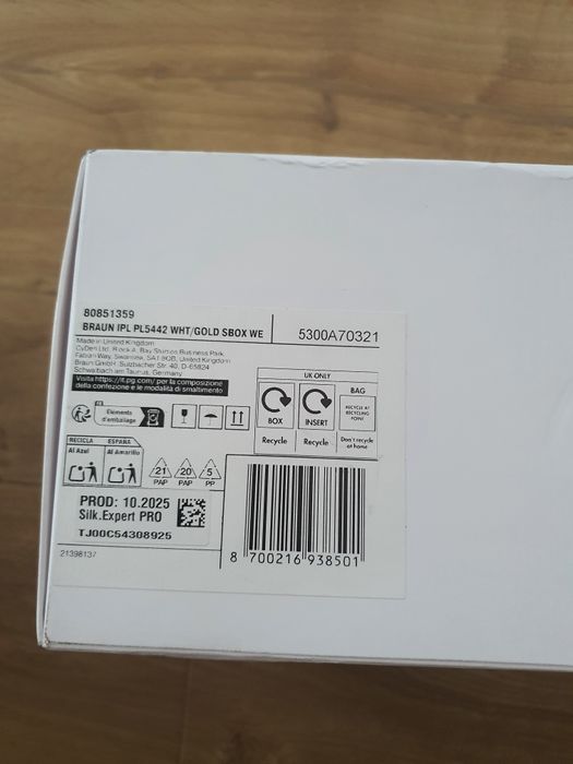 Epilator Braun IPL PL5442 Sigilata