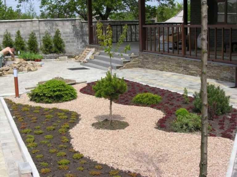 Галька из белого мрамора