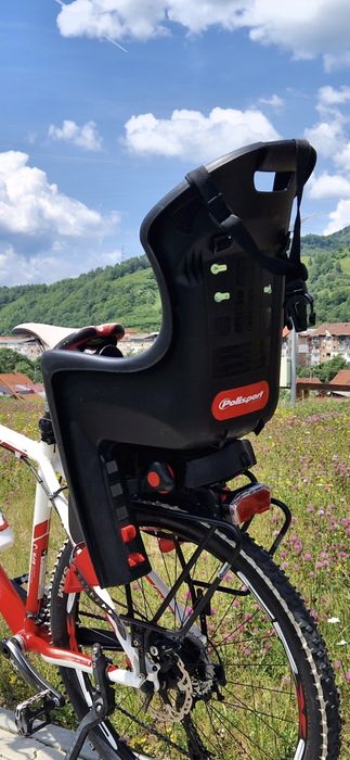 Scaun bicicleta copii + portbagaj~stare impecabila