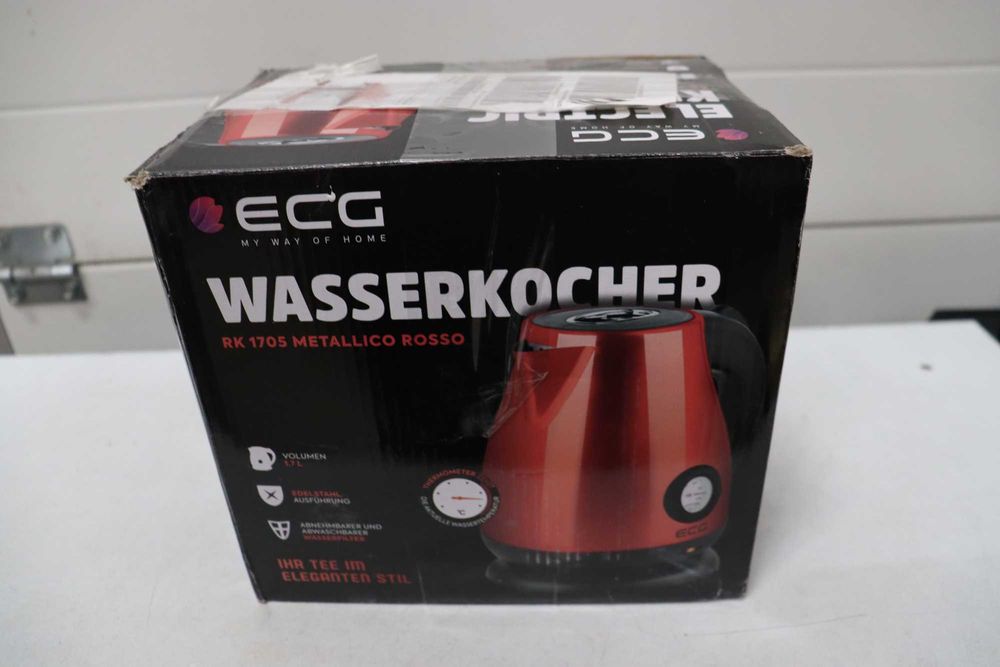 Кана ECG RK 1705 Metallico Rosso, 2200 W, 1.7 L