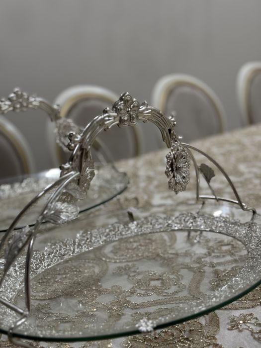 Фруктовница из мельхиора 4шт